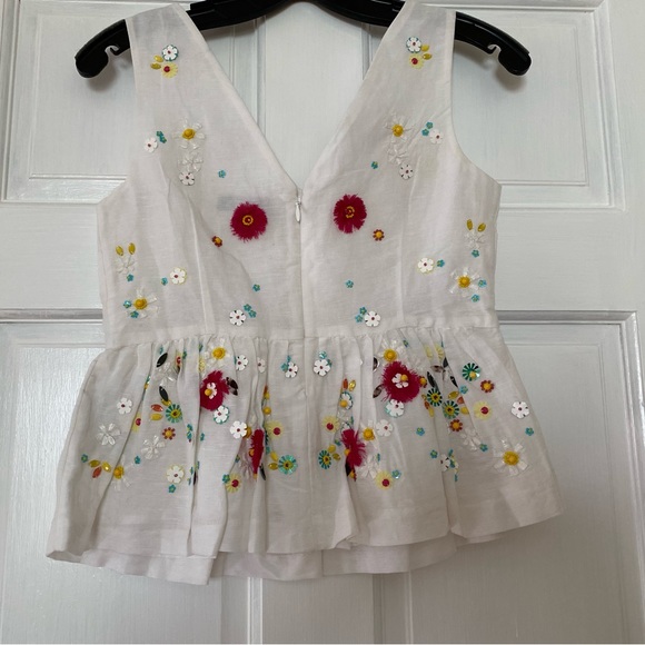 Embroidered jcrew summer top - Picture 4 of 5